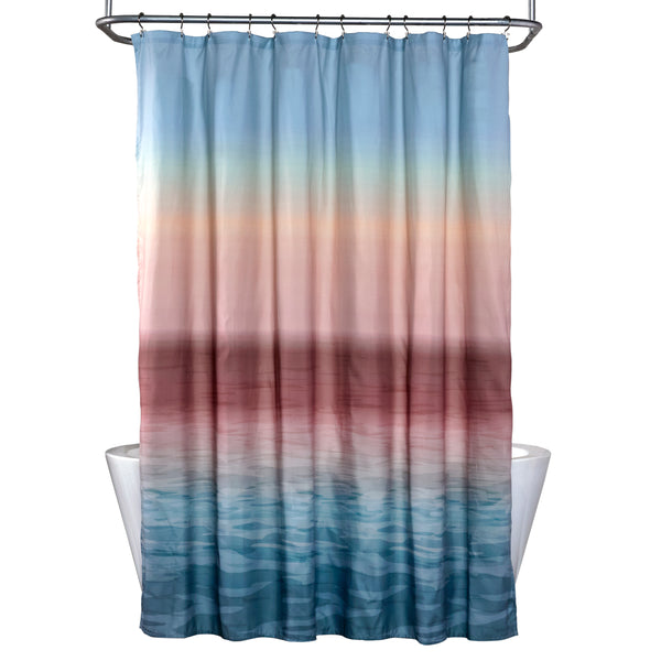 Skl Home Ombre Sunset Fabric Shower Curtain Multi
