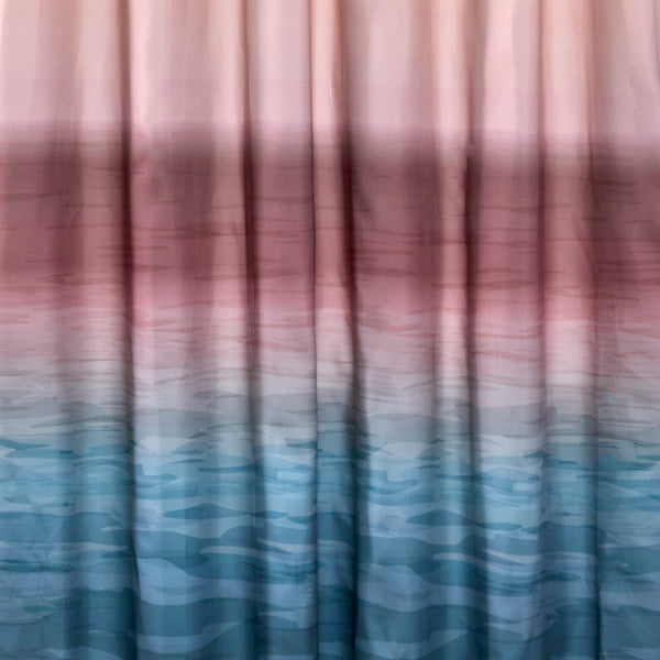 Skl Home Ombre Sunset Fabric Shower Curtain Multi