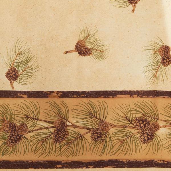 Skl Home Pinehaven Fabric Shower Curtain Tan/Multi