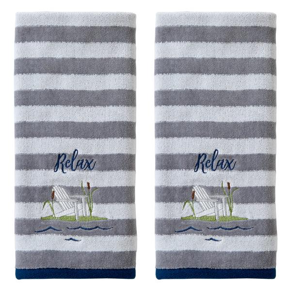 skl home Relax Chair 2-Piece Hand Towel Set Multi