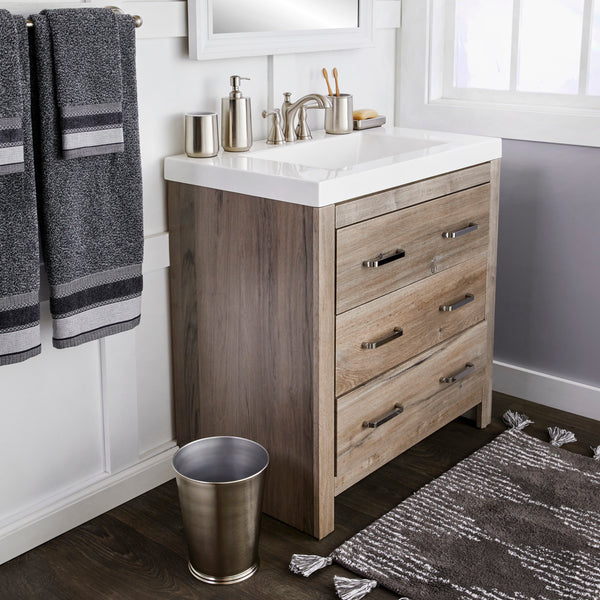 Skl Home Roche Wastebasket Stainless Steel