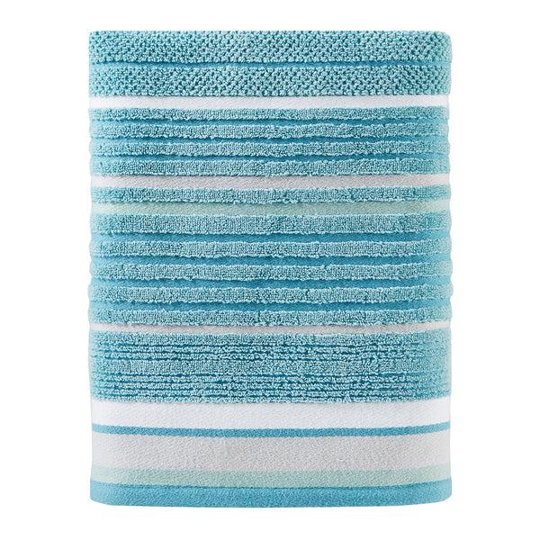 skl home Seabrook Stripe Bath Towel Teal
