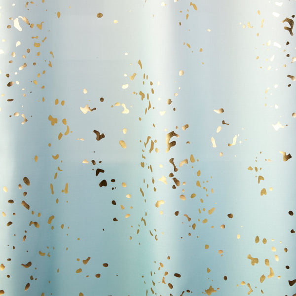 Skl Home Splatter Fabric Shower Curtain Aqua