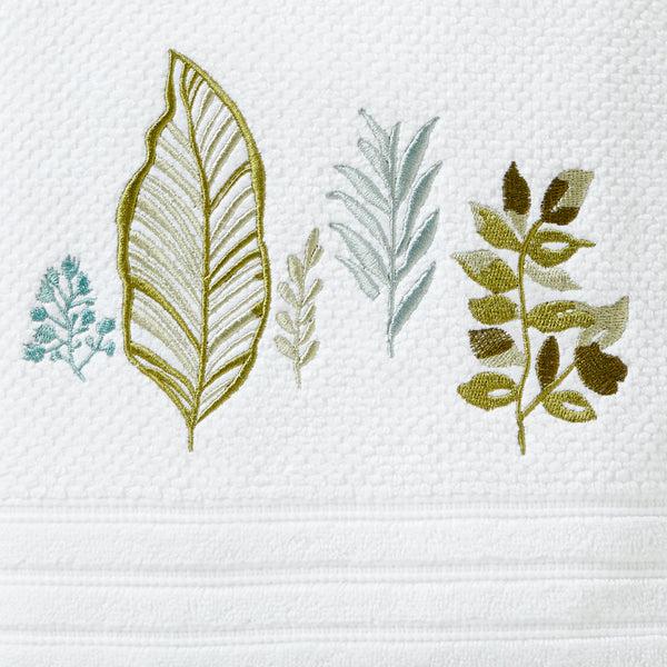 Skl Home Sprouted Palm Bath Towel White/Multi