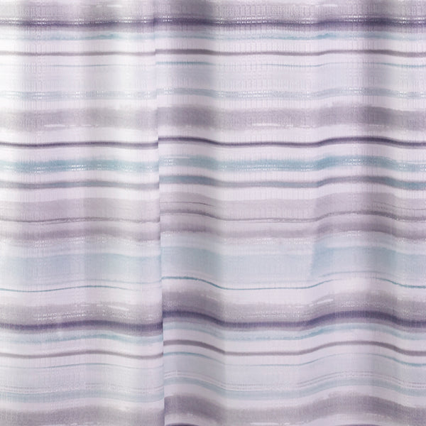 Skl Home Water Stripe Fabric Shower Curtain Aqua