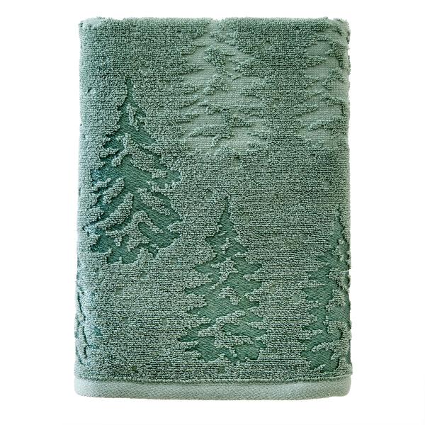 skl home Wispy Trees Jacquard Bath Towel Sage