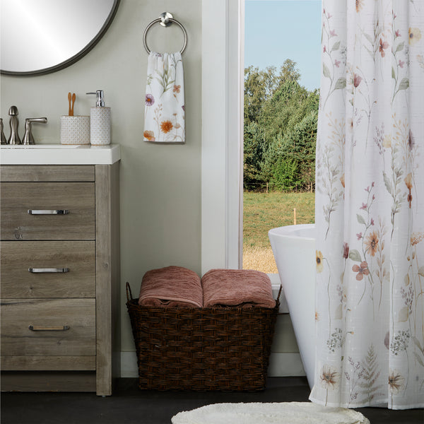 Skl Home Somerset 2-Piece Hand Towel Set White/Multi