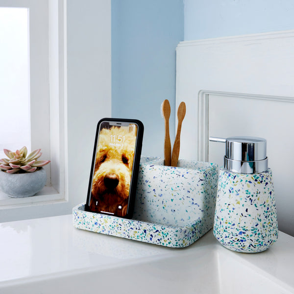 Skl Home Speckled Terrazzo Lotion/Soap Dispenser Multi