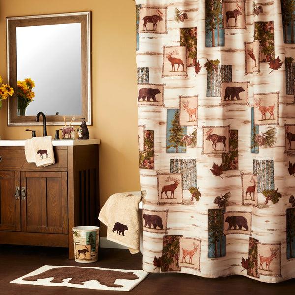 skl home Timber Ridge Fabric Shower Curtain Natural/Multi