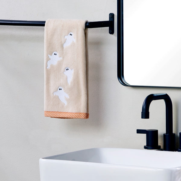 Skl Home Tossed Ghosts 2-Piece Hand Towel Set Taupe
