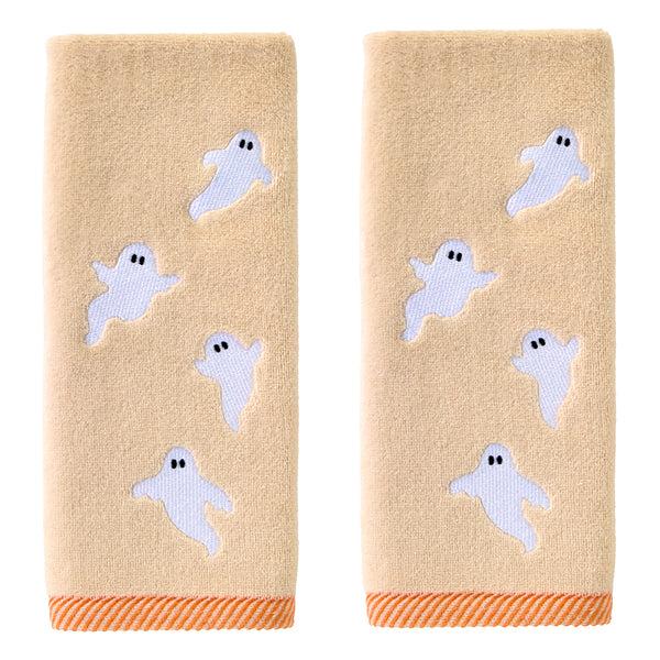 skl home Tossed Ghosts 2-Piece Hand Towel Set Taupe