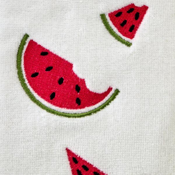 Skl Home Tossed Watermelons 2-Piece Hand Towel Set White