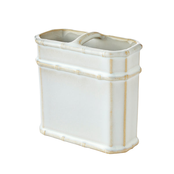 skl home Vern Yip by SKL Home Bamboo Lattice Toothbrush Holder White/Ecru
