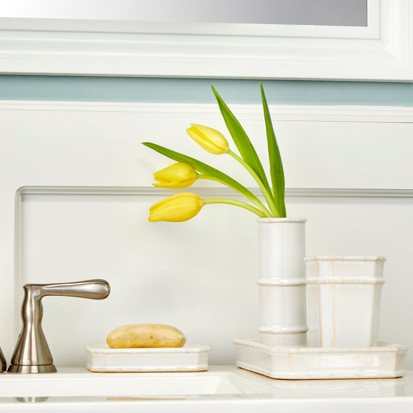 Skl Home Vern Yip By SKL Home Bamboo Lattice Vanity Tray White/Ecru