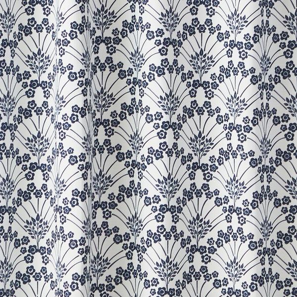 Skl Home Vern Yip By SKL Home Boho Floral Fabric Shower Curtain Blue/White