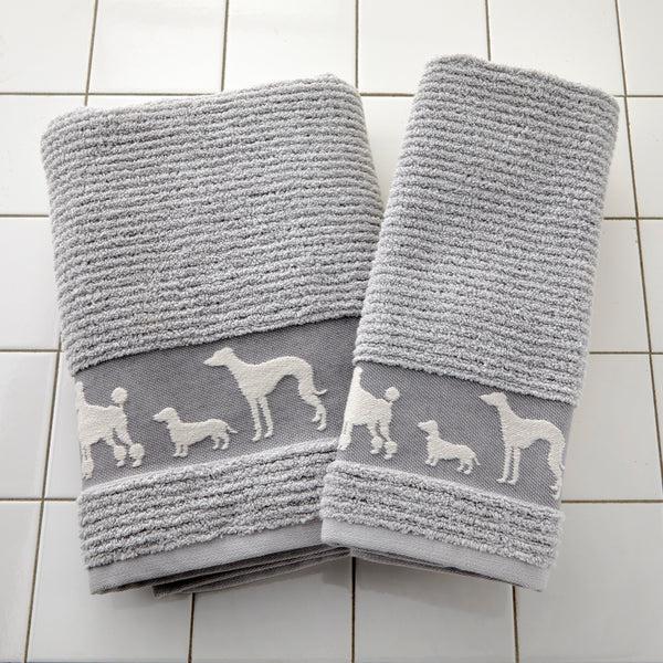 Skl Home Vern Yip By SKL Home Dog Daze Bath Towel Gray
