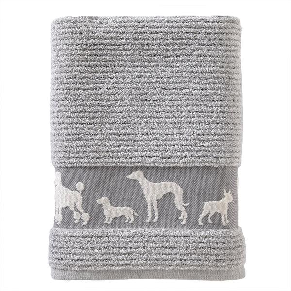 skl home Vern Yip by SKL Home Dog Daze Bath Towel Gray