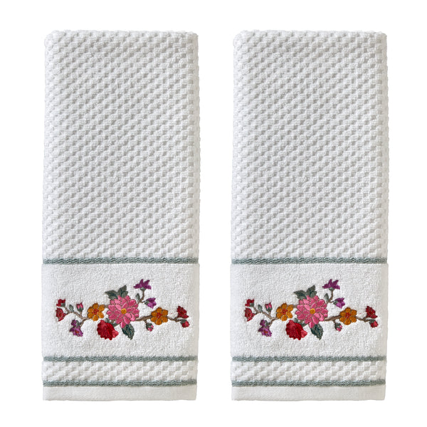 skl home Vern Yip by SKL Home Floral Totem 2-Piece Hand Towel Set White/Multi