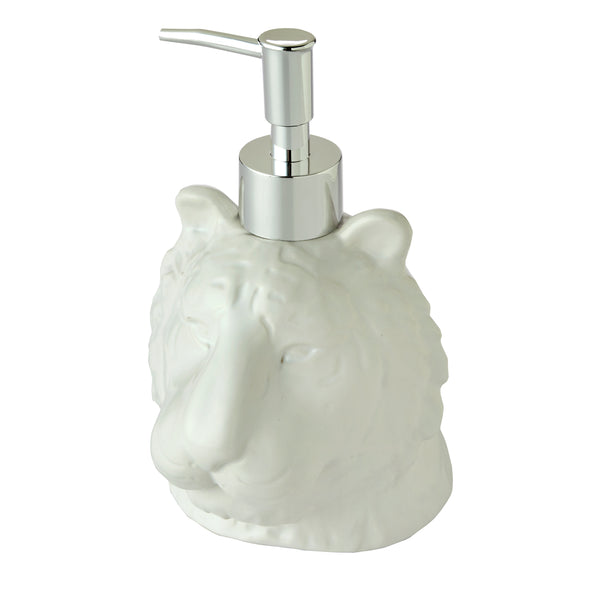 Skl Home Vern Yip By SKL Home Jungle Cats Lotion/Soap Dispenser White