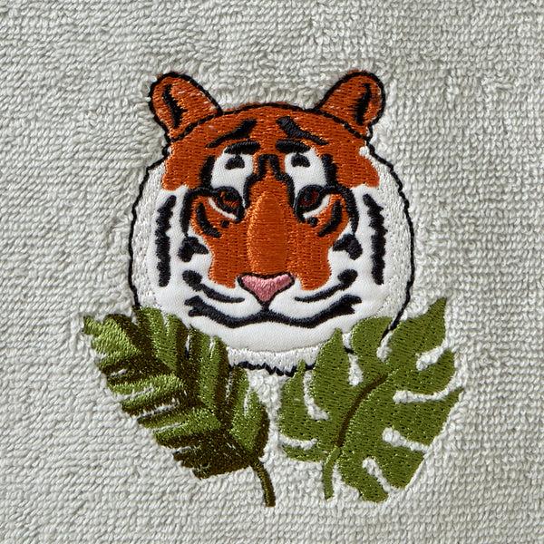 Skl Home Vern Yip By SKL Home Jungle Cats Tiger 2-Piece Hand Towel Set Gray