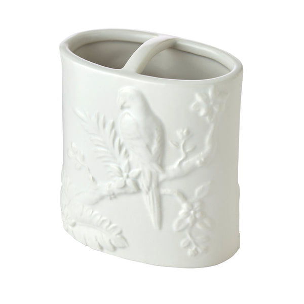 Skl Home Vern Yip By SKL Home Jungle Cats Toothbrush Holder White