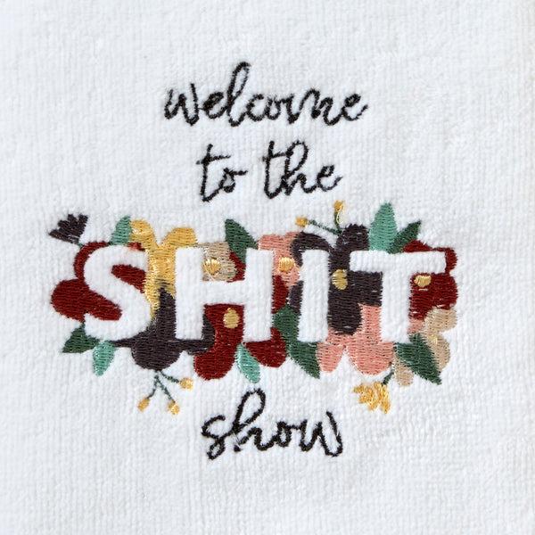 Skl Home Welcome To The Show 2-Piece Hand Towel Set White