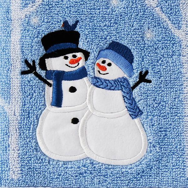 Skl Home Winter Friends 2-Piece Hand Towel Set Blue