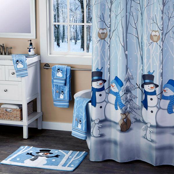Skl Home Winter Friends 2-Piece Hand Towel Set Blue