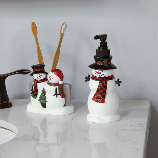 Skl Home Woodland Winter Lotion/Soap Dispenser White Multi