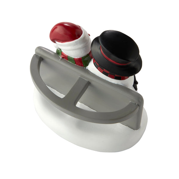 Skl Home Woodland Winter Toothbrush Holder Gray Multi