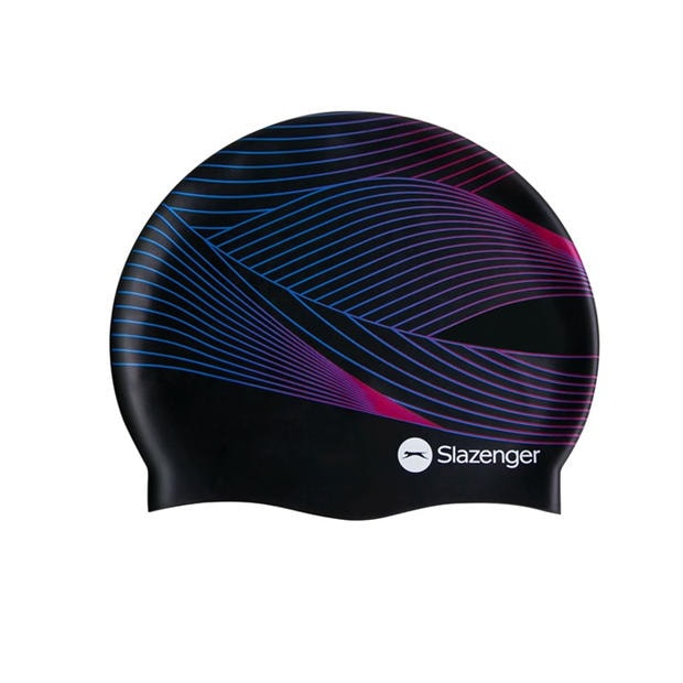 Slazenger Slazenger Print Silicone Swimming Cap Adults