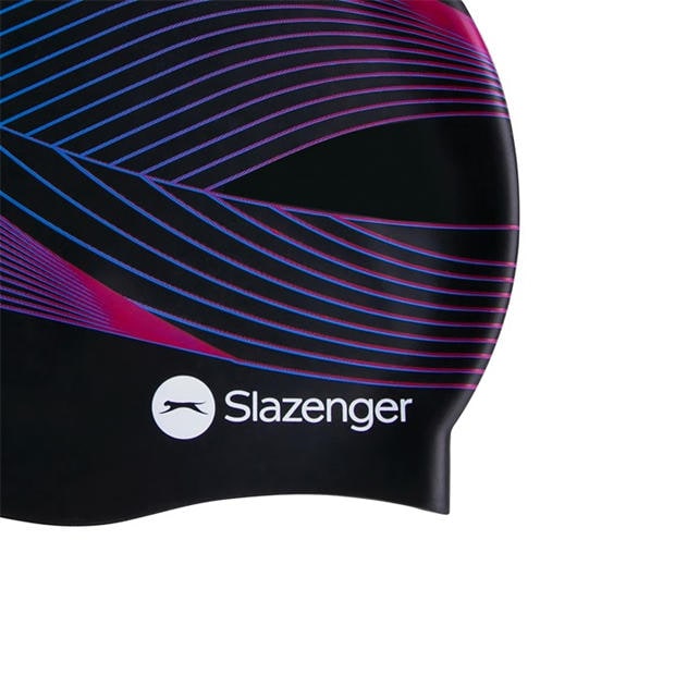 Slazenger Slazenger Print Silicone Swimming Cap Adults