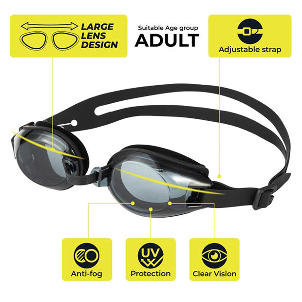 Slazenger Slazenger Wave Swimming Goggles Adults