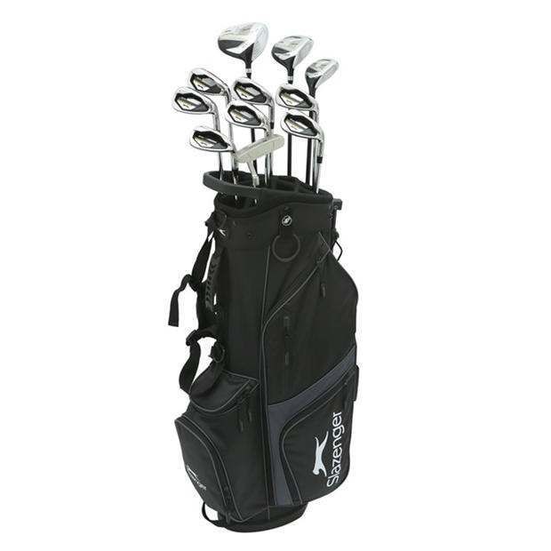 slazenger Slazenger VS Golf Club Set with Stand Bag (Graphite and Steel Shaft Combo) Mens