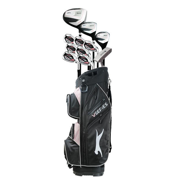 Slazenger Slazenger VS Graphite Shaft Golf Club Set With Cart Bag Womens