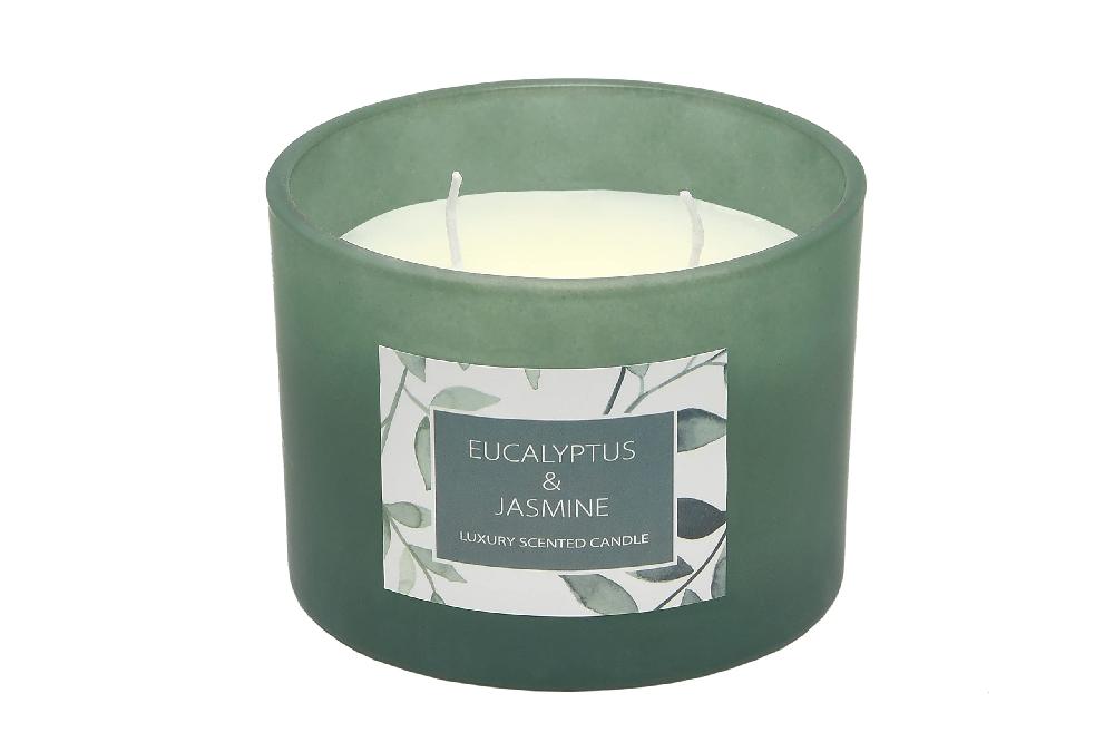 Sleepdown Botanical 2 Wick Candle Jar - Eucalyptus & Jasmine - 325g