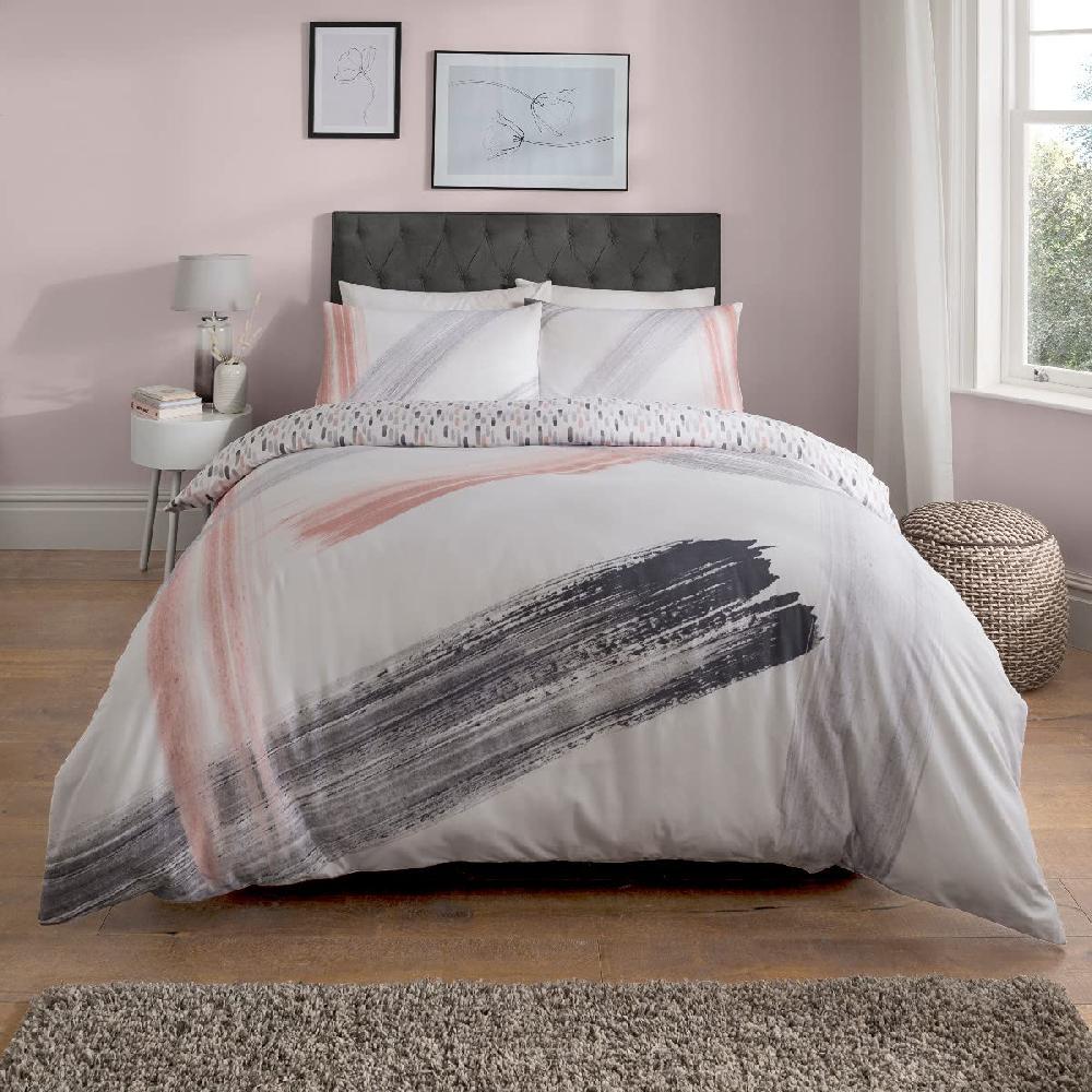 sleepdown Brush Strokes - Reversible Duvet Cover & Pillowcase Set