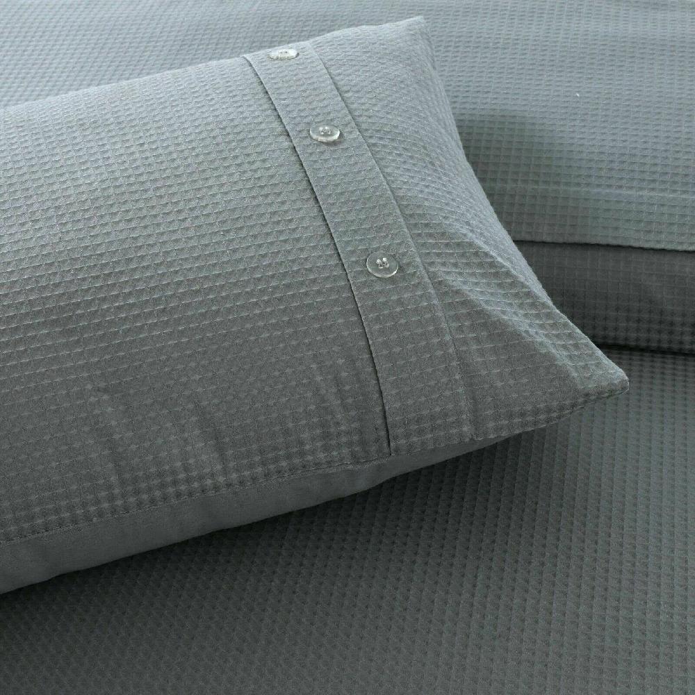 Sleepdown Classic Waffle - Duvet Cover & Pillowcase Set