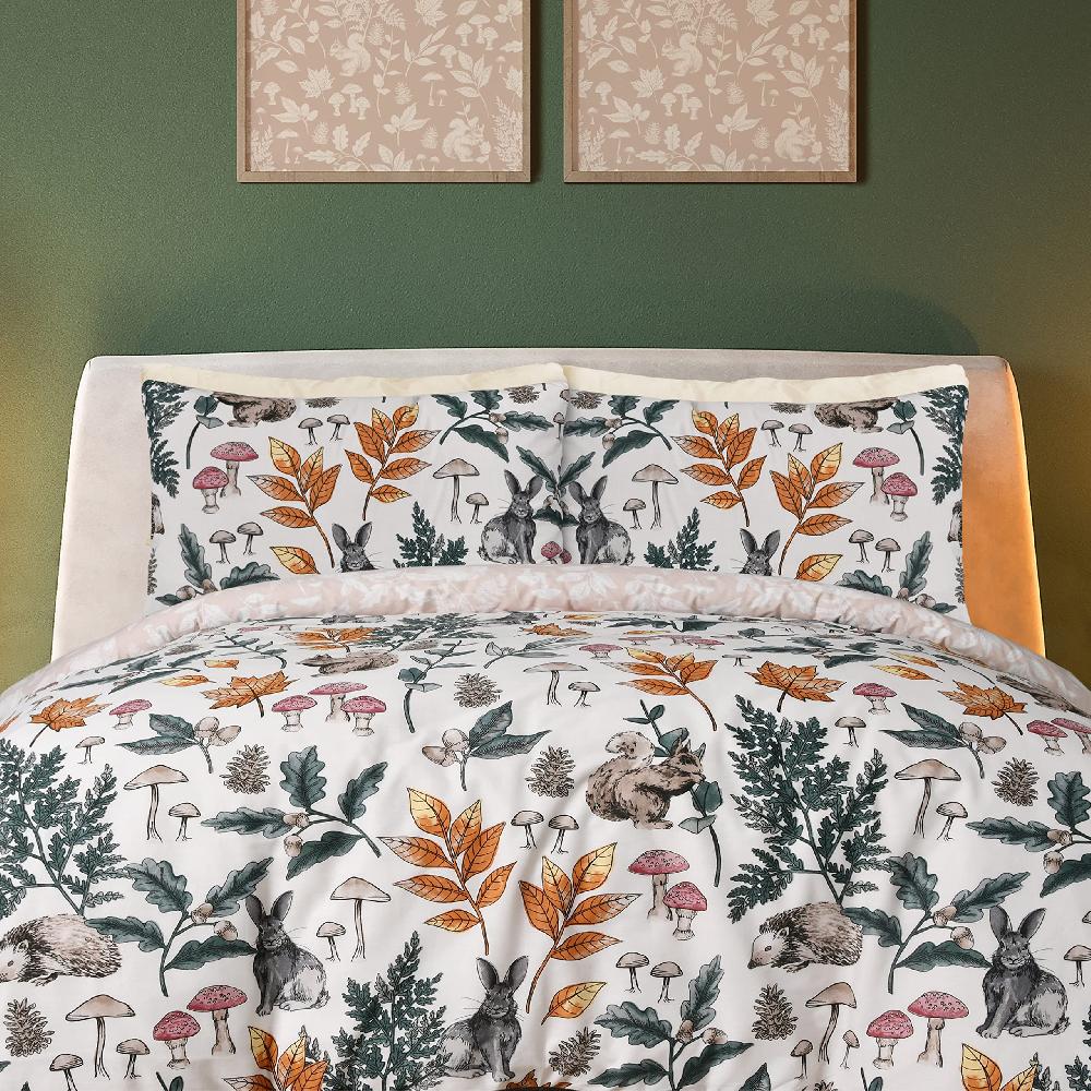 sleepdown Country Cottage - Reversible Duvet Cover & Pillowcase Set