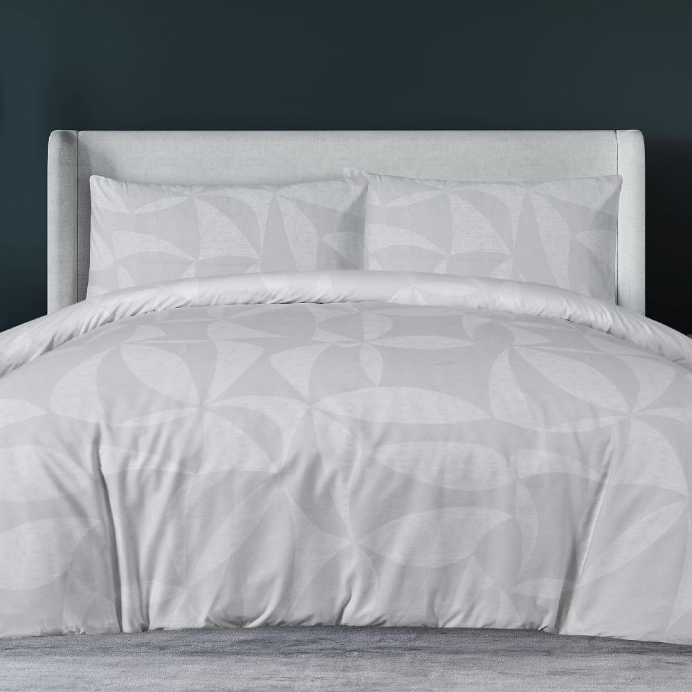 Sleepdown Cutout Geo - Reversible Duvet Cover & Pillowcase Set