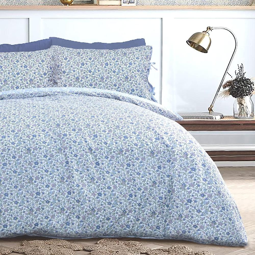 Sleepdown Ditsy Flowers - Reverse Duvet Cover & Pillowcase Set