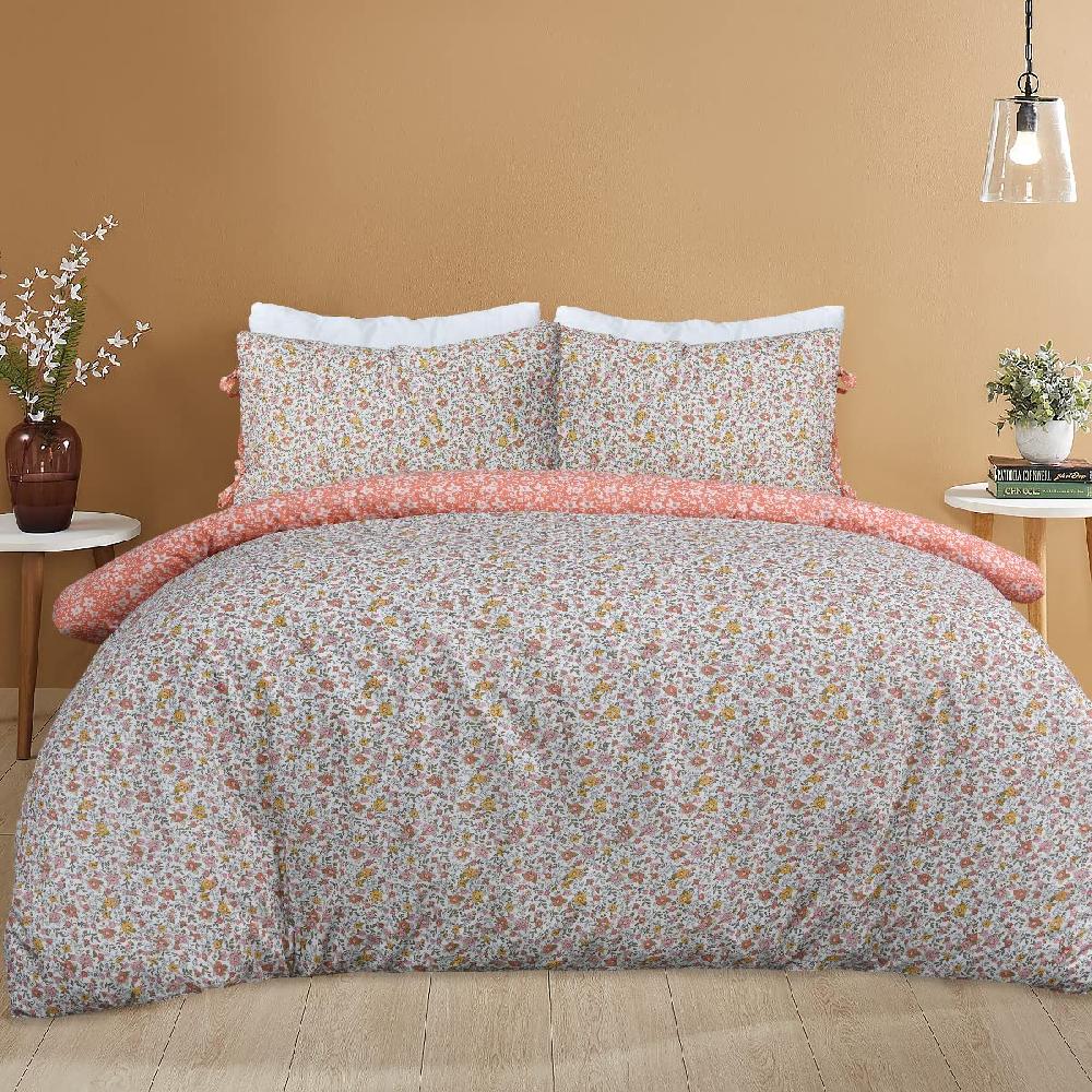 sleepdown Ditsy Flowers - Reverse Duvet Cover & Pillowcase Set