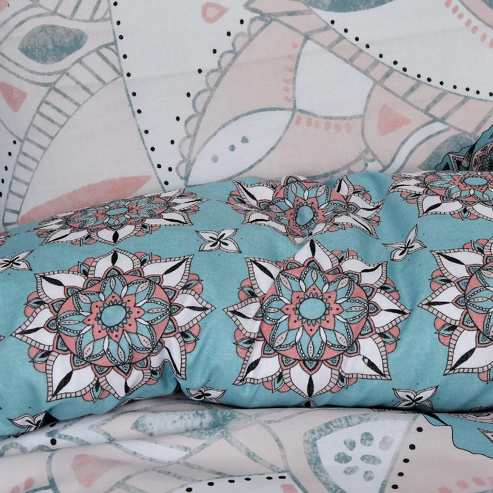 Sleepdown Elephant Mandala - Reversible Duvet Cover & Pillowcase Set