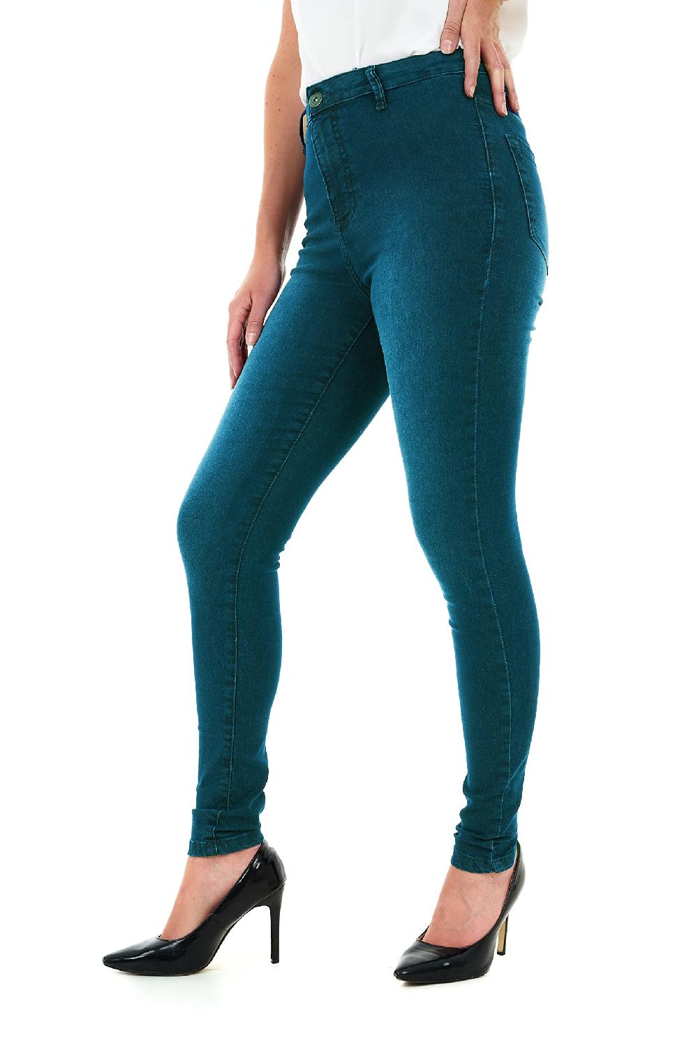 Sleepdown High Waisted Skinny Fit Jeans - Vintage Blue