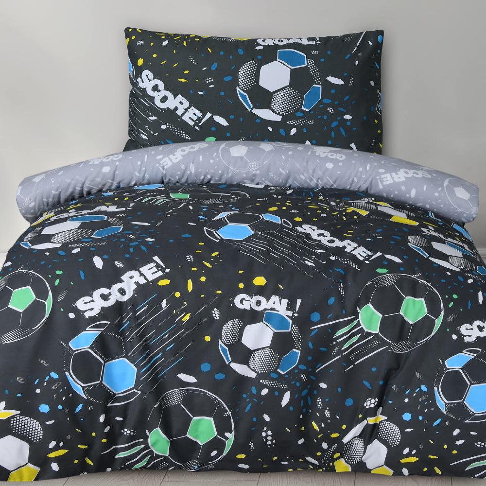 sleepdown It's A Goal - Reversible Duvet Cover & Pillowcase Set