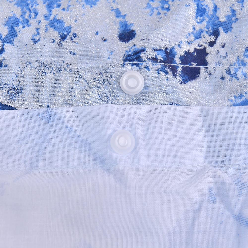 Sleepdown Metallic Marble - Reversible Duvet Cover & Pillowcase Set