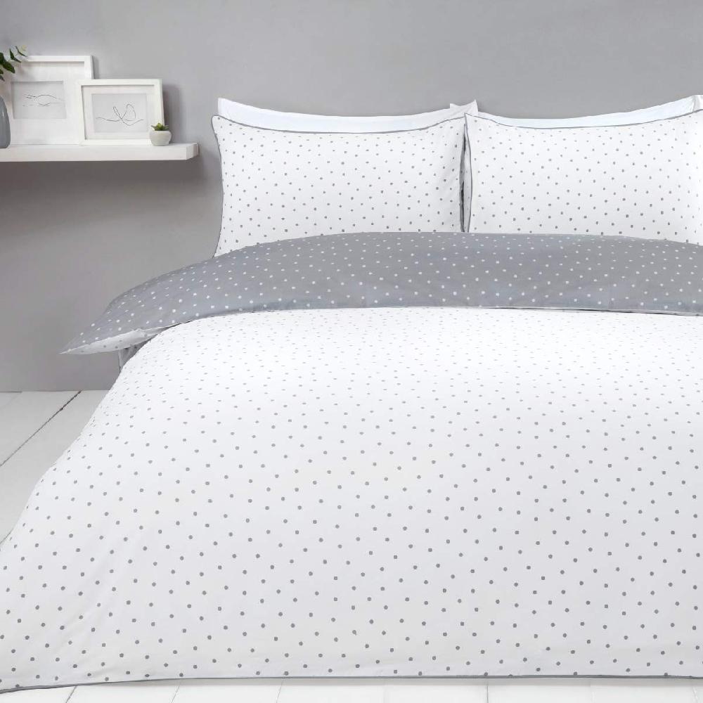 sleepdown Mini Polka Dots - Reversible Duvet Cover and Pillowcase Set