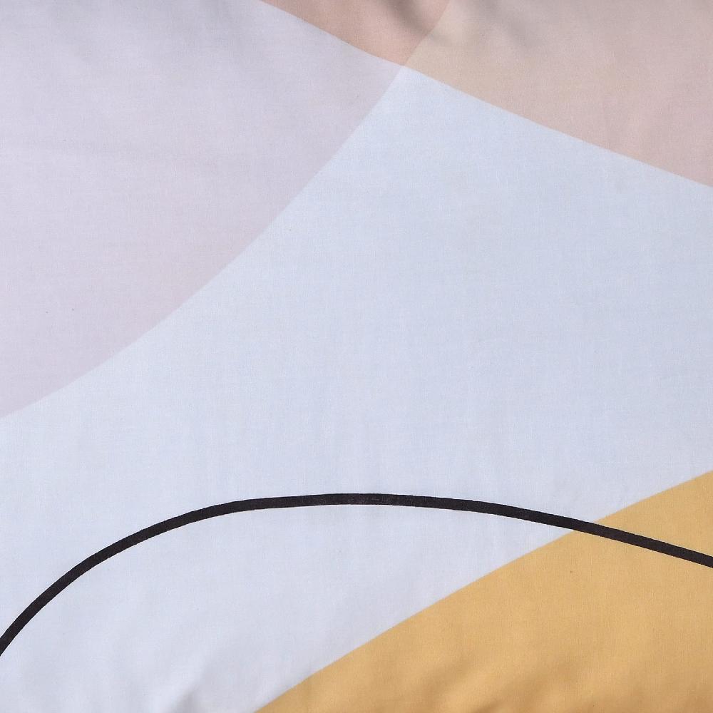 Sleepdown Oversize Geo - Reversible Duvet Cover & Pillowcase Set