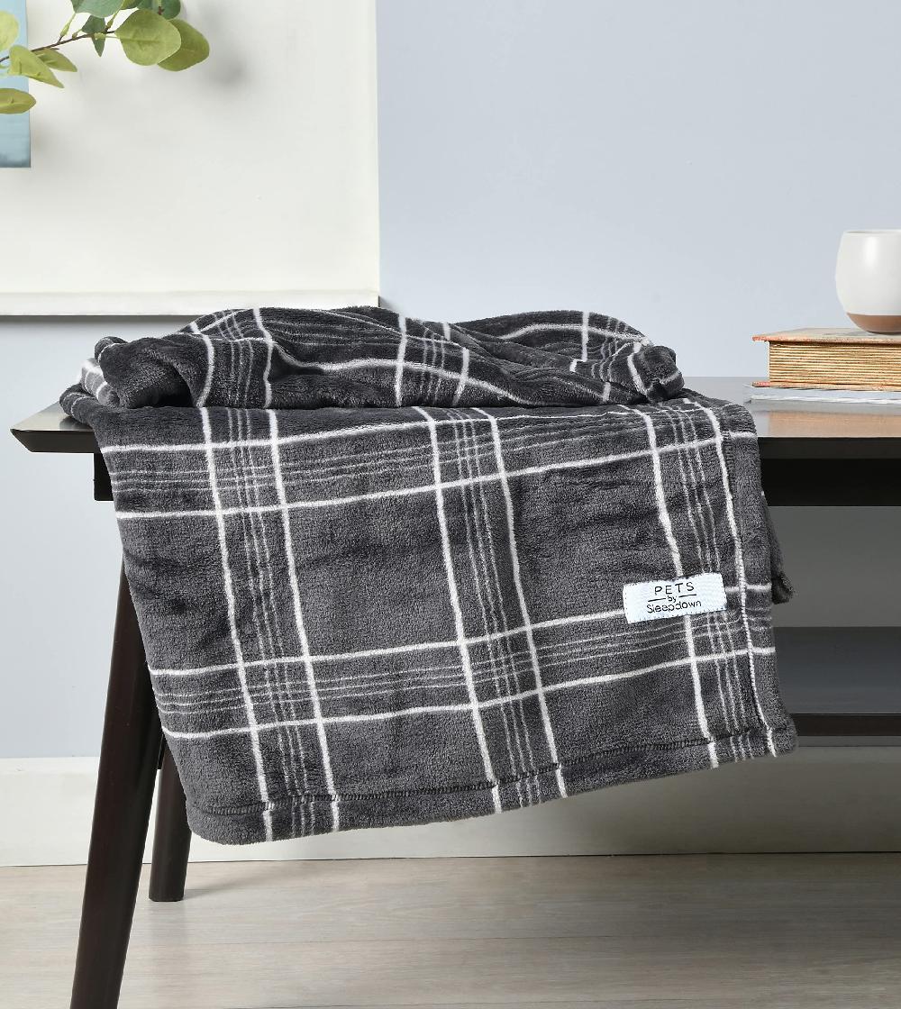 Sleepdown Check Flannel Fleece - Pet Throw