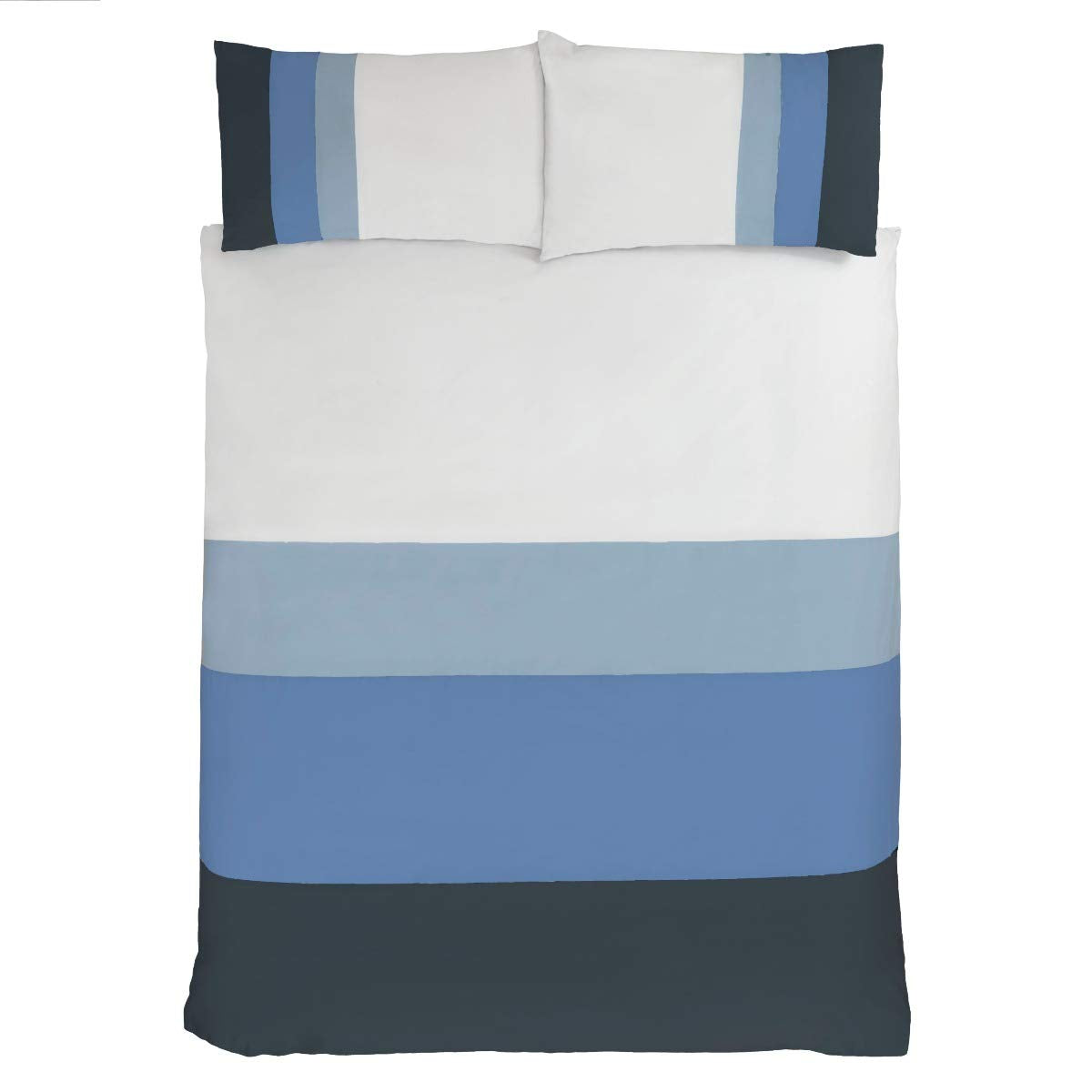 Sleepdown Colour Block - Duvet Cover & Pillowcase Set